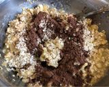 Hình bước làm 3 của món Eatclean/ Muffin Táo Chuối Yến Mạch và Socola Chip