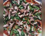 A picture of step 3 of Chicken pizza.