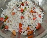 A picture of step 3 of Onion and Tomato Tempered Curd Rice.