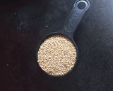 A picture of step 3 of Chana Peanut and quinoa relish.