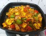 A picture of step 7 of Paneer Tikka Masala.