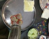A picture of step 4 of Malai butter with tomato sandwich.
