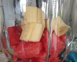 Foto del paso 1 de la receta: Smoothie de sandía y plátano