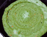 பாலக் கீரை அடை தோசை ரெசிபி ஸ்டேப் 3 புகைப்படம்