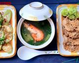 Hình bước làm 2 của món Canh rau cải tôm càng