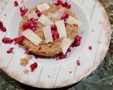 Foto del passaggio 4 della ricetta Risotto allo champagne melograno e pecorino romano