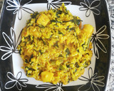 Foto del paso 5 de la receta: Arroz meloso con acelgas, calamar y gambitas