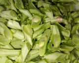 Foto langkah ke 1 dari resep Tumis buncis dan Tempe sederhana.