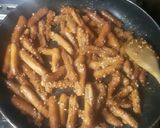 A picture of step 8 of Crunchy peanut cookies.