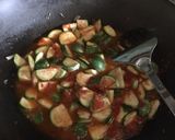 Foto langkah ke 7 dari resep Tumis kuah terong bulat ijo.