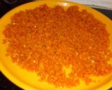A picture of step 1 of Aamla mukhwas.
