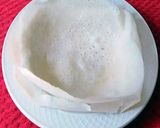 A picture of step 4 of Appam with kadalai curry (chickpea masala curry).