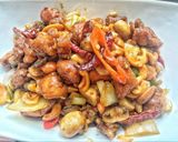 รูปขั้นตอนการทำที่ 6 ของ ไก่ผัดเม็ดม่วงหิมพานต์
