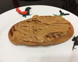A picture of step 1 of Peanut Butter And Coconut Sandwich.