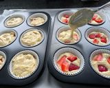 Erdbeermuffins mit Cornflakes-Streusel Rezeptschritt 5 Foto