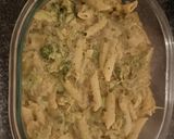 A picture of step 5 of Cheesy broccoli bacon pastabake.
