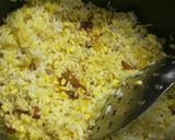 A picture of step 5 of Moong dal khichdi.