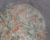 Foto langkah ke 2 dari resep Kakigae (bakwan buncis ala jepang)no tepung instant.