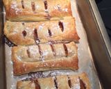 Foto del paso 4 de la receta: Masitas de hojaldre de banana y dulce de leche