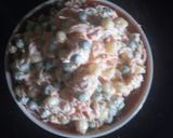 A picture of step 5 of Peas and maize salad.