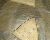 Une image de l'étape 3 de Gâteau au fromage, la peau de cacahuète et gauffrette.