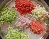 A picture of step 4 of Masala cheese khichiya papad.