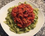 Foto del paso 6 de la receta: Tagliatelle de espinacas con verduras y pavo