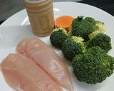 รูปขั้นตอนการทำที่ 1 ของ สลัดบรอกโคลี&สันในไก่