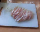 Foto del paso 1 de la receta: 226. Tiras de pollo con tomate