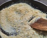 A picture of step 4 of Besan sooji Halwa.