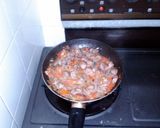 A picture of step 3 of friday night gizzards with coconut arrow root.