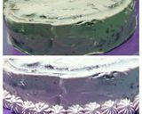 Foto langkah ke 10 dari resep Ombre cake (maunya siihh) basic cake : red velvet no mixer.