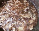 A picture of step 5 of Chocolate Double Layer Burfi.