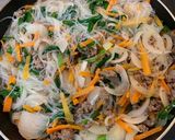 A picture of step 4 of Super Easy Beef Japchae.