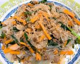 A picture of step 6 of Super Easy Beef Japchae.