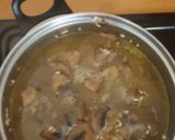 A picture of step 5 of Mushroom risotto.