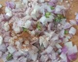 A picture of step 2 of Tandoori onion roti.