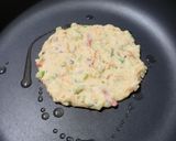 A picture of step 7 of Barley flour mix vegetable uttapam.