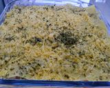 Foto del paso 16 de la receta: PENNE RIGATE Cubierto de Bechamel de Coco, relleno de gambas,