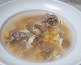 Foto langkah ke 8 dari resep Sup jagung sapi jamur.