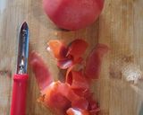 Une image de l'étape 2 de Tartare de courgette - apéritif.