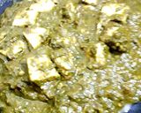 पालक पनीर(Palak Paneer recipe in Hindi) रेसिपी चरण 4 फोटो