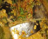 Foto langkah ke 4 dari resep Pepes patin bumbu kuning.