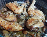Foto del paso 5 de la receta: Pollo con setas a la naranja