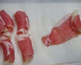 A picture of step 3 of No-Fry Pork-Wrapped Onion Cutlets (Skewerless Kushi Katsu).