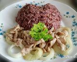 รูปขั้นตอนการทำที่ 4 ของ ข้าวหน้าหมูหมักนมถั่วเหลือง