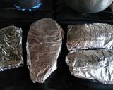 Foto del paso 2 de la receta: Nopales rellenos en papel aluminio