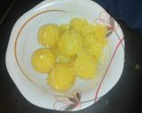 A picture of step 2 of Orange squash fruit salad.