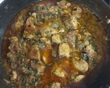 A picture of step 2 of Chicken with fenugreek leaves.
