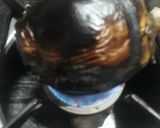 A picture of step 1 of Baingan Chokha and Bati.